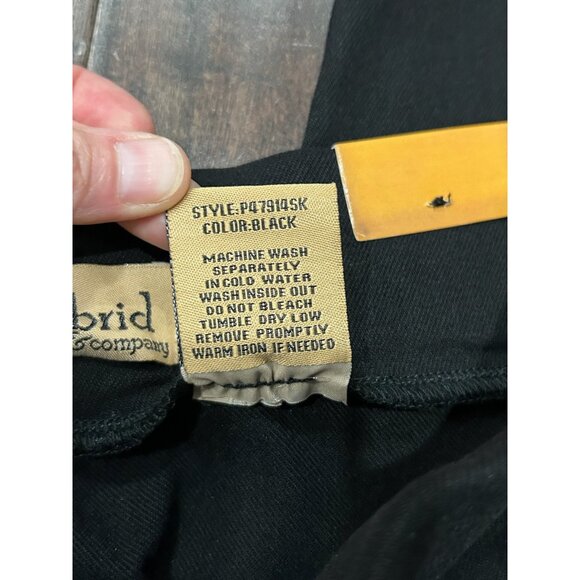 Hybrid & Company Gold Buttons Slim Fit High Waist Pants Size Small Skinny NWT - Picture 8 of 10